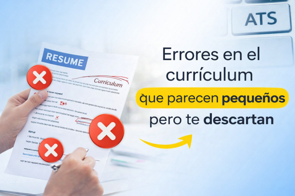errores en el curriculum