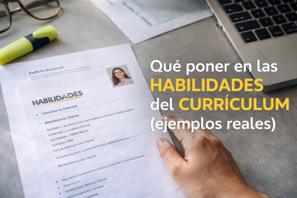 qué poner en las habilidades del currículum