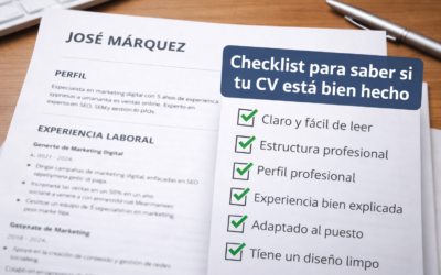 Cómo saber si tu currículum está bien hecho (checklist profesional)