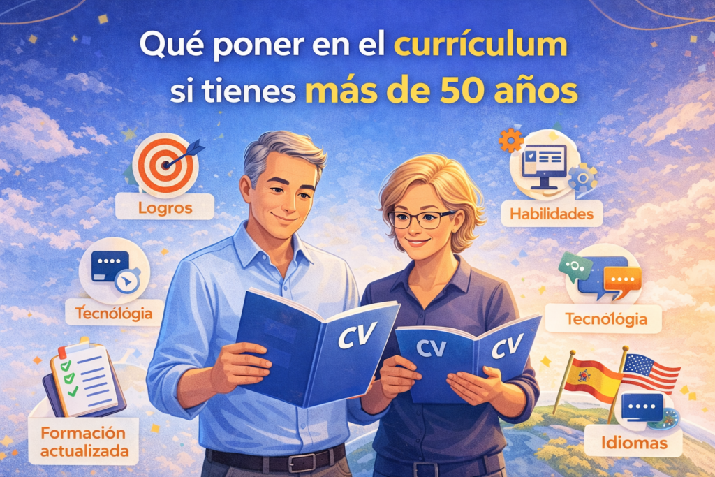 currículum más de 50 años