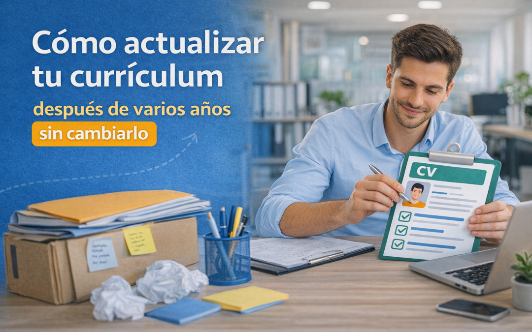 Cómo actualizar tu currículum después de varios años sin cambiarlo