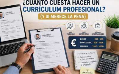 Cuánto cuesta hacer un currículum profesional (y si merece la pena)