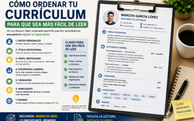 Cómo ordenar tu currículum para que sea más fácil de leer