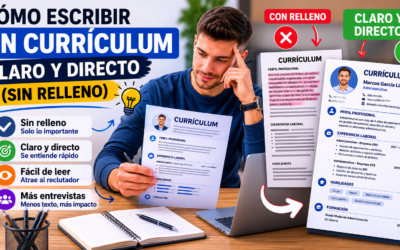 Cómo escribir un currículum claro y directo (sin relleno)