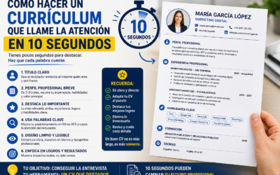 Cómo hacer un currículum que llame la atención en 10 segundos