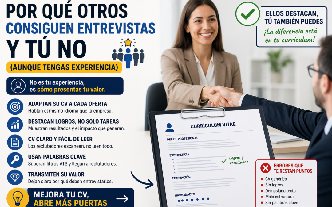 Por qué otros consiguen entrevistas y tú no (aunque tengas experiencia)