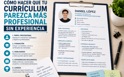 Cómo hacer que tu currículum parezca más profesional sin experiencia