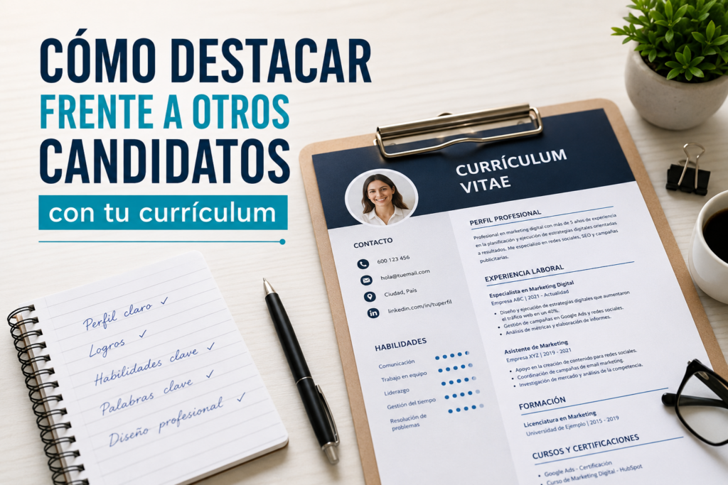 destacar frente a otros candidatos con tu currículum