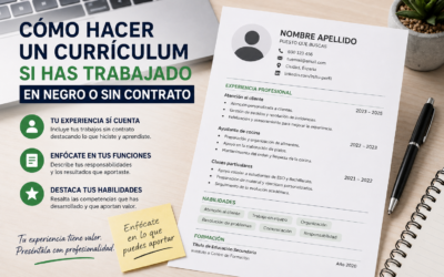 Cómo hacer un currículum si has trabajado en negro o sin contrato