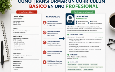 Cómo transformar un currículum básico en uno profesional